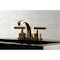 Kingston Brass KS4943CQL Claremont 8" Widespread Bathroom Faucet, Antique Brass KS4943CQL - alternate 2